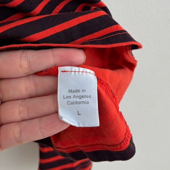 Clare V Le Puff Long Sleeve Tee Large - Picture 7 of 10